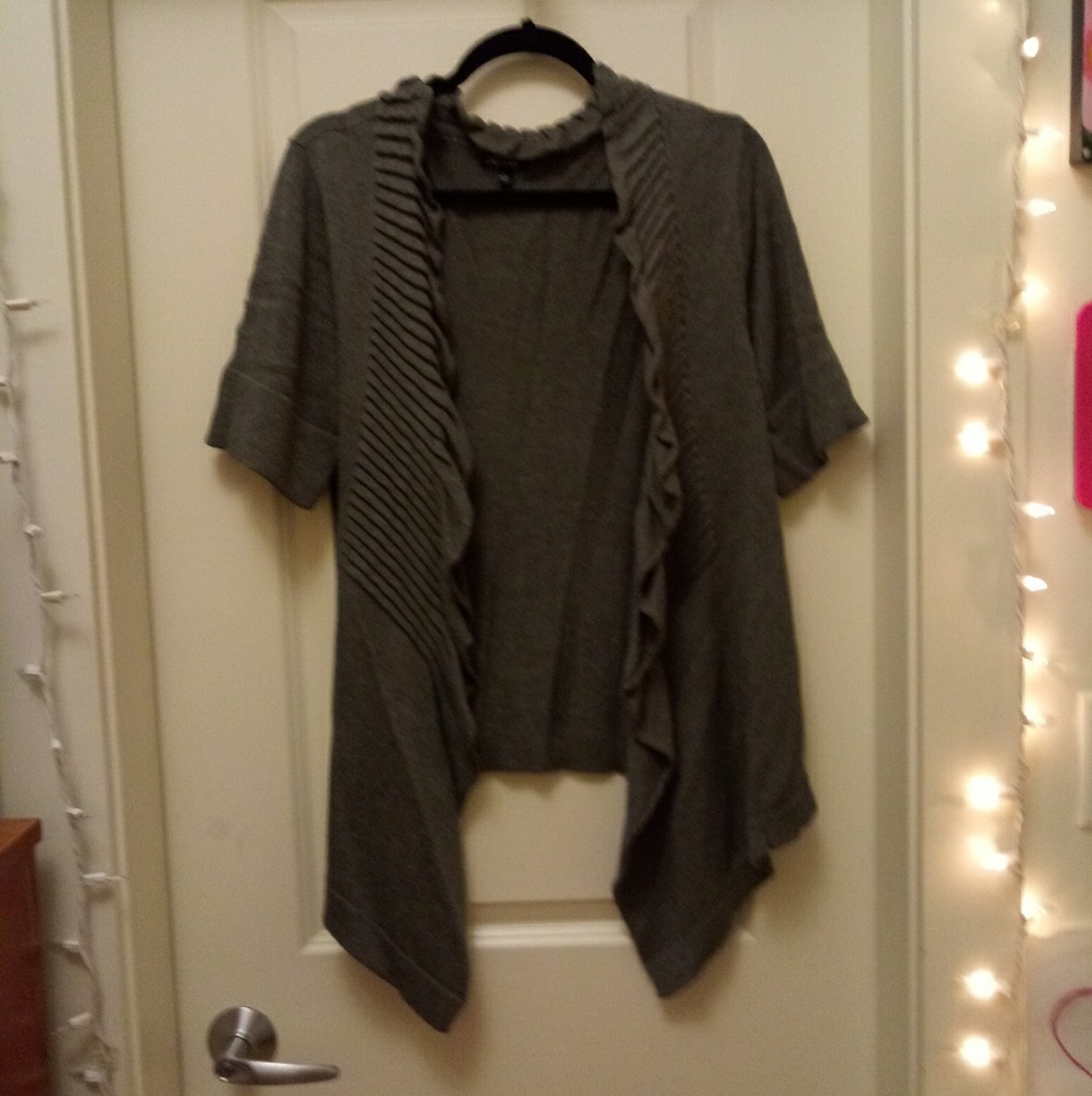 SALE Gray Shrug Sweater